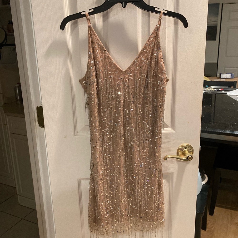 Nasty gal, size 10, pale pink, worn once